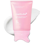 Medicube [NEW] PDRN Collagen Gua Sha for Fine Lines, Jawline, Neck, Décolleté Cream 90g | Anti-Aging Neck Firming Cream with Volufiline 5% & Built-In Gua Sha Applicator for Wrinkles, Tightening & Sculpted Décolleté